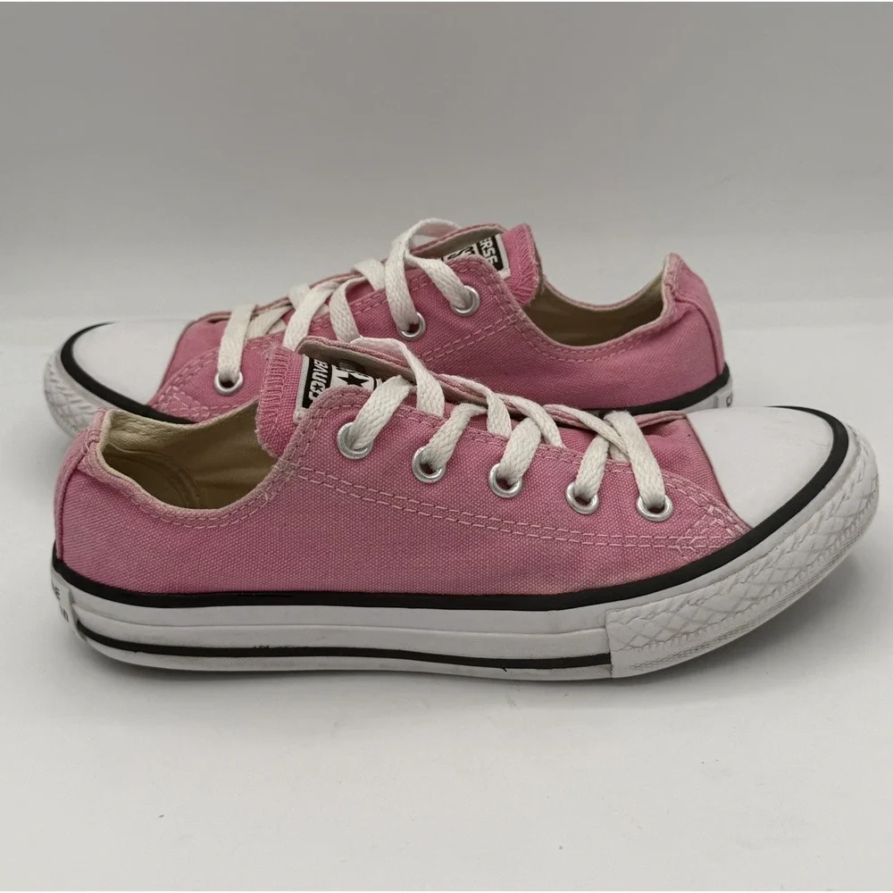 Converse All Star Shoe Youth Pink Chuck Taylor In Pink Canvas Size 1